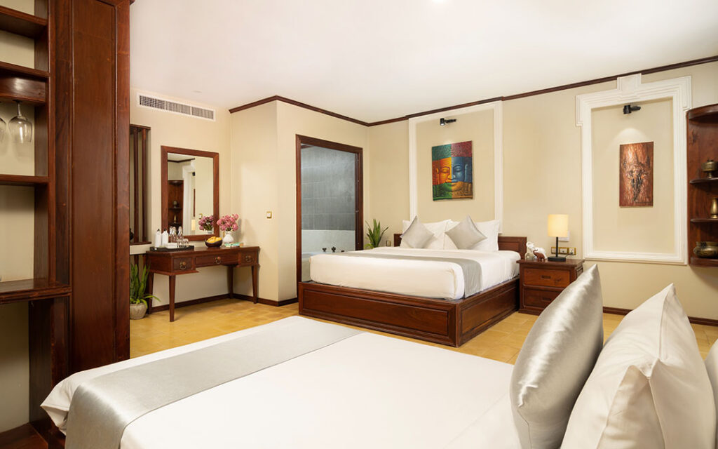 The Elephant Hotel in Siem Reap town is located behind Angkor High School