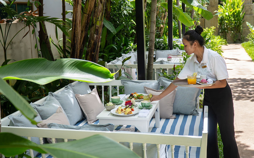 Outdoor Seating with Garden view