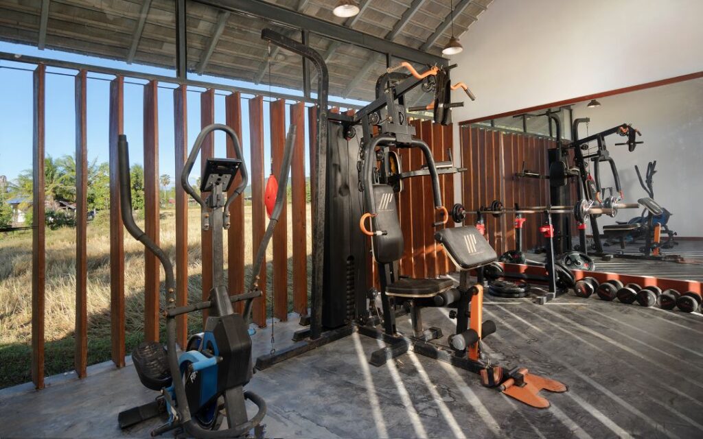 Sun shine exercise At Kampot Private villa