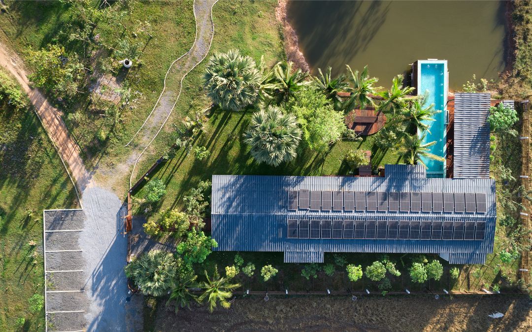 Open Farm house top view