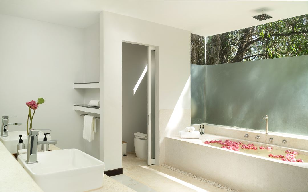 The forest bathroom